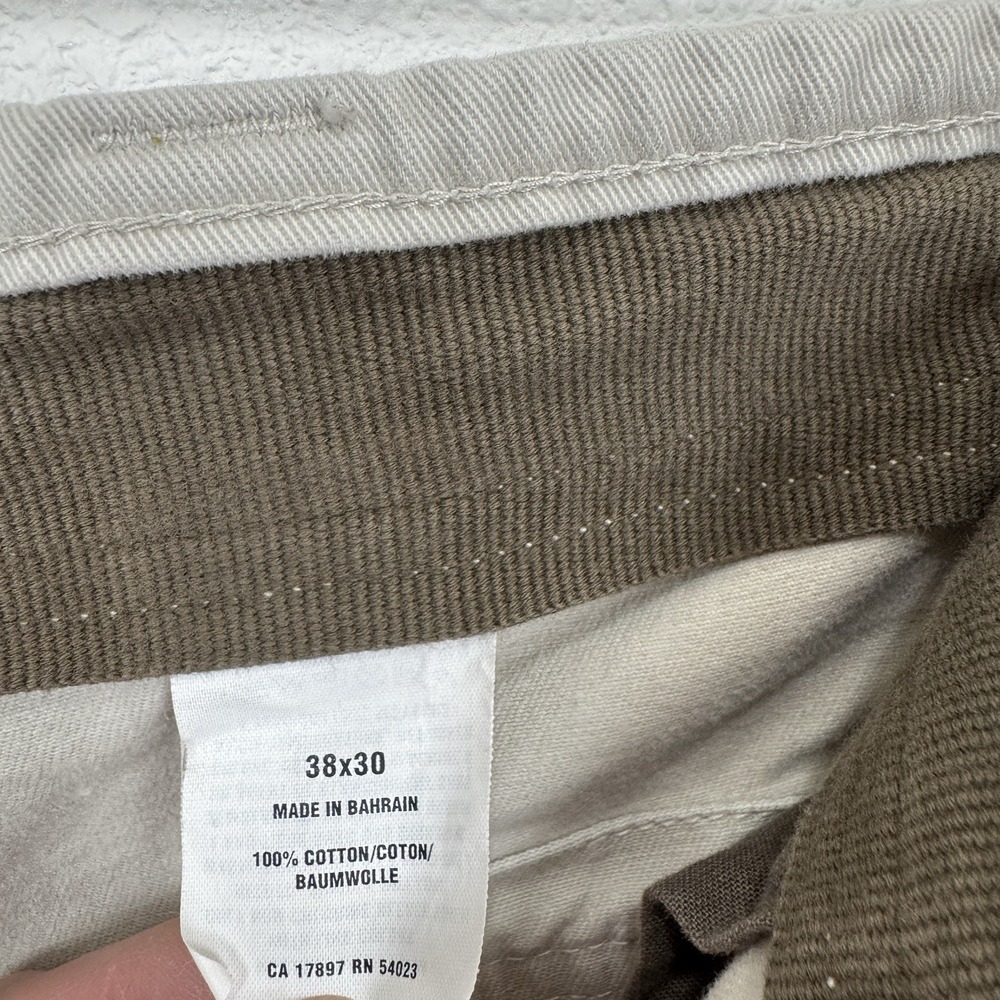 Vintage Y2K GAP Pants Mens 38x30 Beige Khaki Cargo Loose Baggy Wide Skate 2000s - Picture 10 of 16